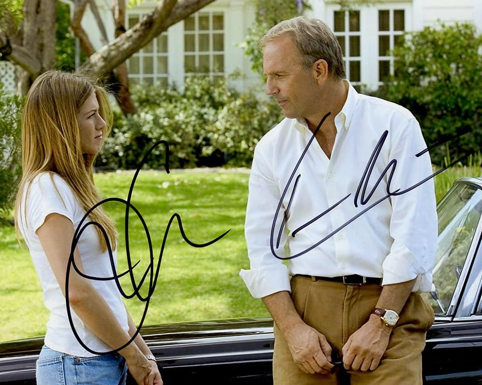 Jennifer Aniston / Kevin Costner RUMOR HAS IT In Person Signed Photo (1 of 1)