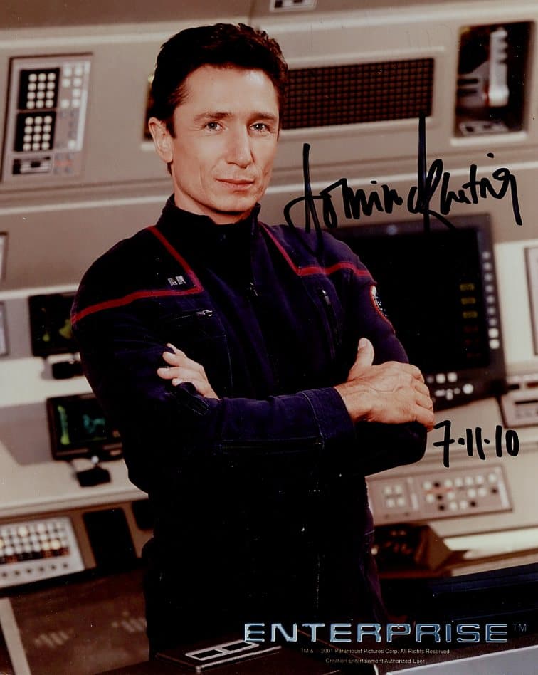 Dominick Keating STAR TREK ENTERPRISE In Person Signed Photo (1 of 1)