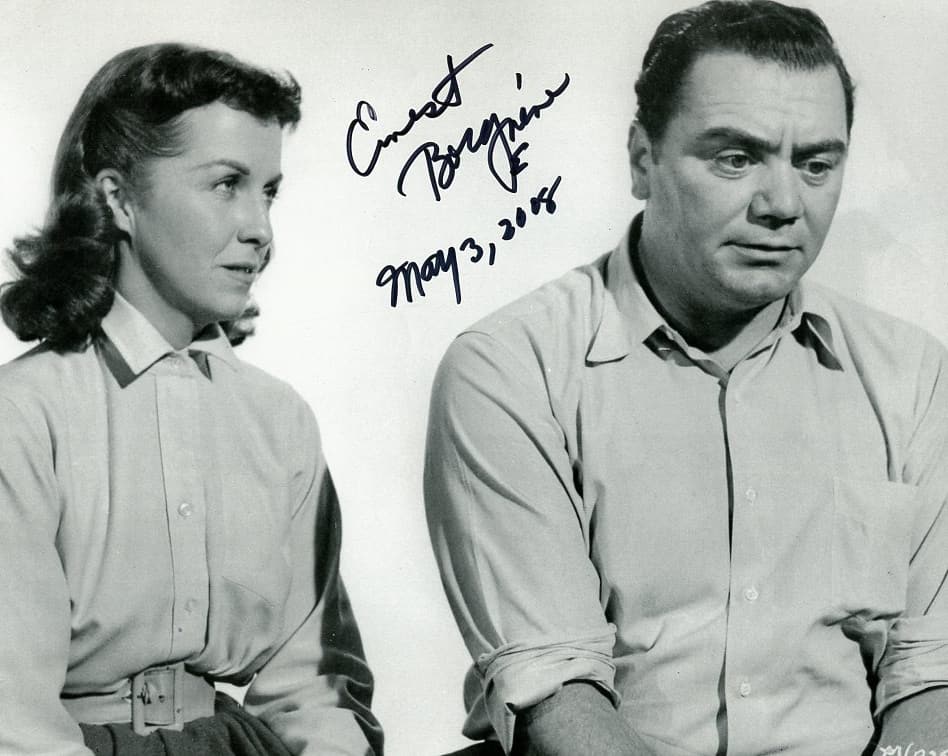 Ernest Borgnine (1917-2012) / Betsy Blair (1917-2012) MARTY In Person Sign Photo (1 of 1)