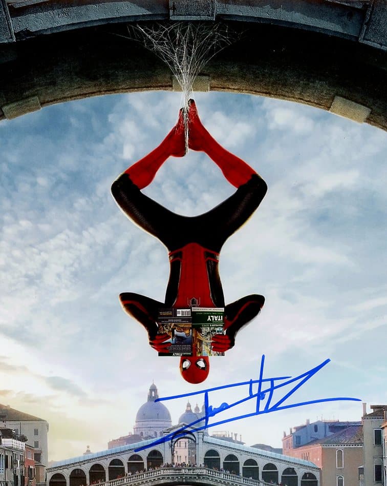 Tom Holland SPIDERMAN FAR FROM HOME In Person Signed Photo (1 of 1)