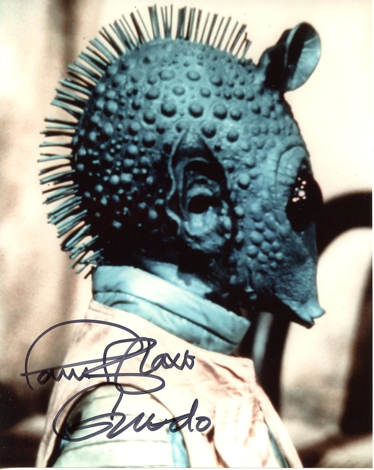 Paul Blake STAR WARS / GREEDO In Person Signed Photo (1 of 1)