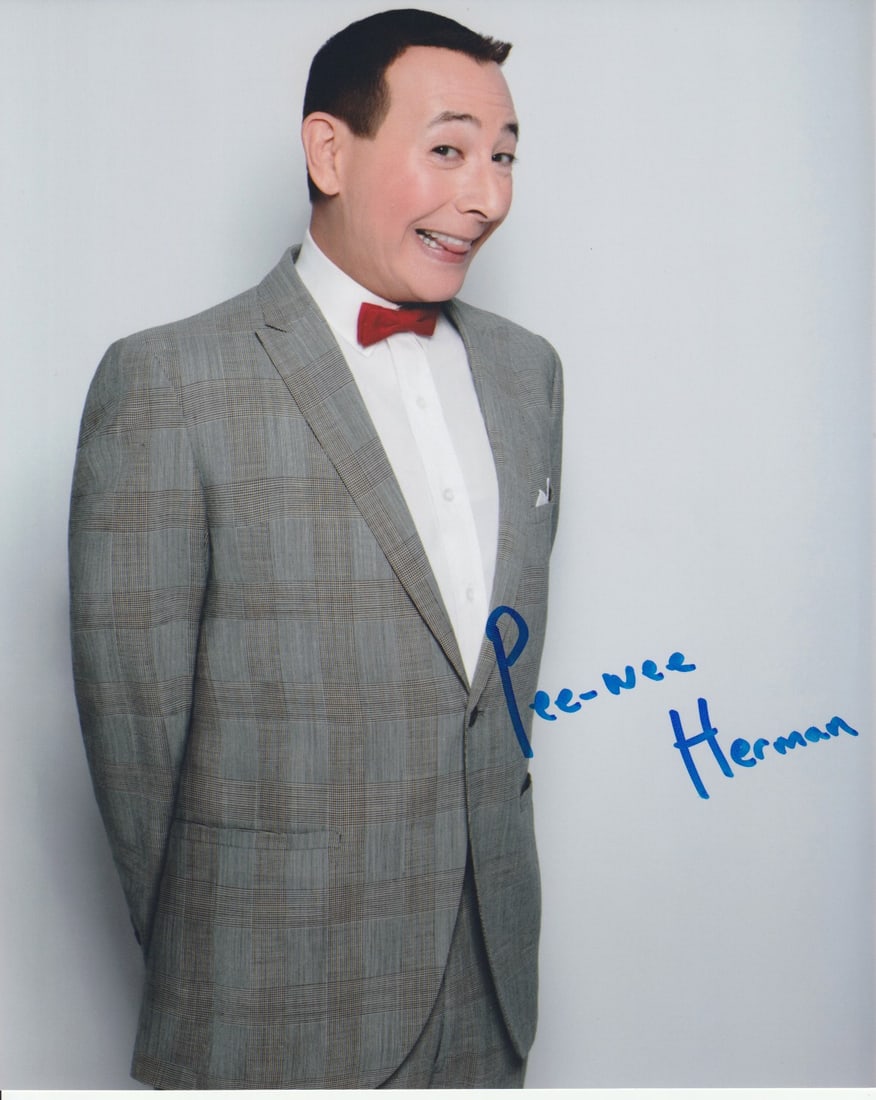 Paul Reubens a.k.a Pee Wee Herman (1952-2023) In Person Signed Photo (1 of 1)
