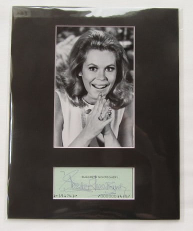 Elizabeth Montgomery Autograph Signed Matted Check (1 of 1)