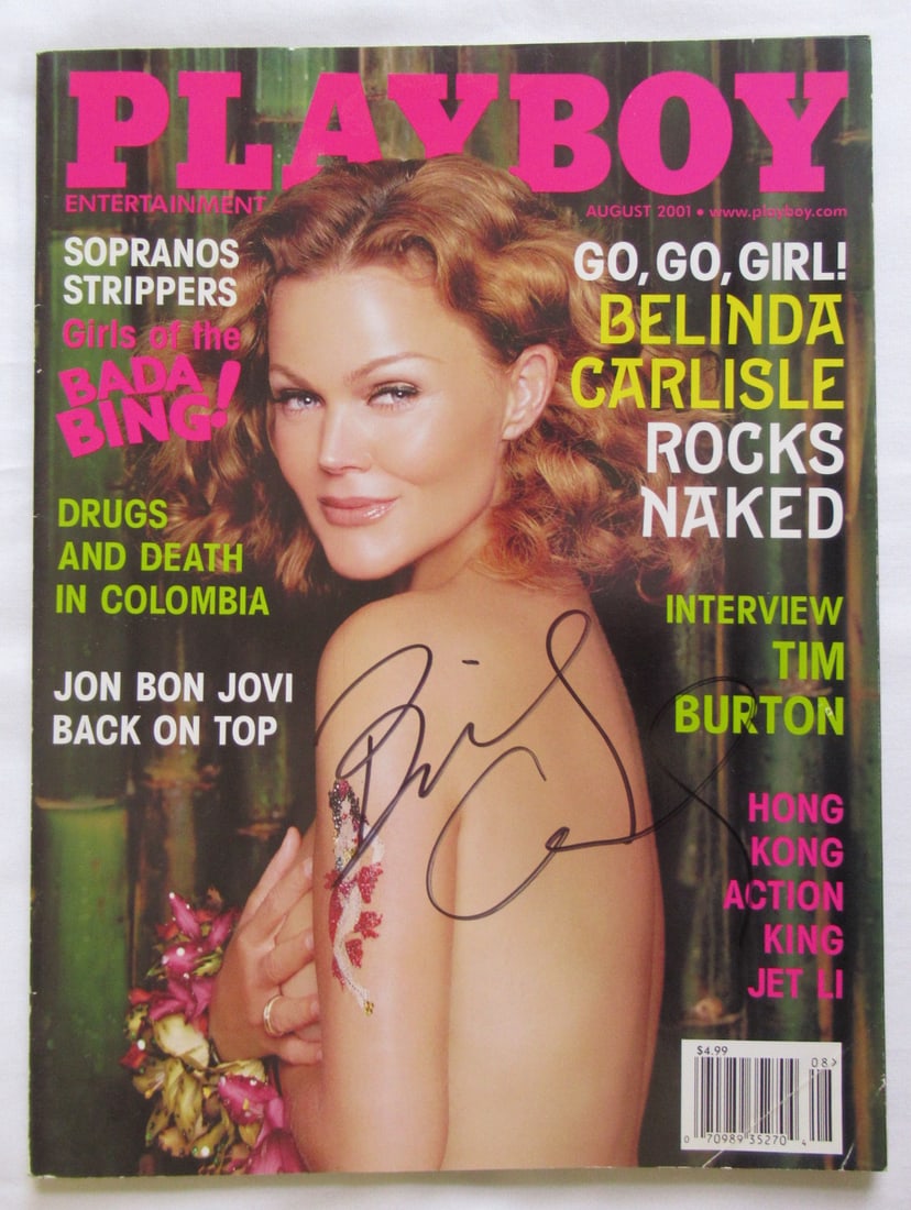 Belinda Carlisle PLAYBOY Signed Issue (1 of 1)