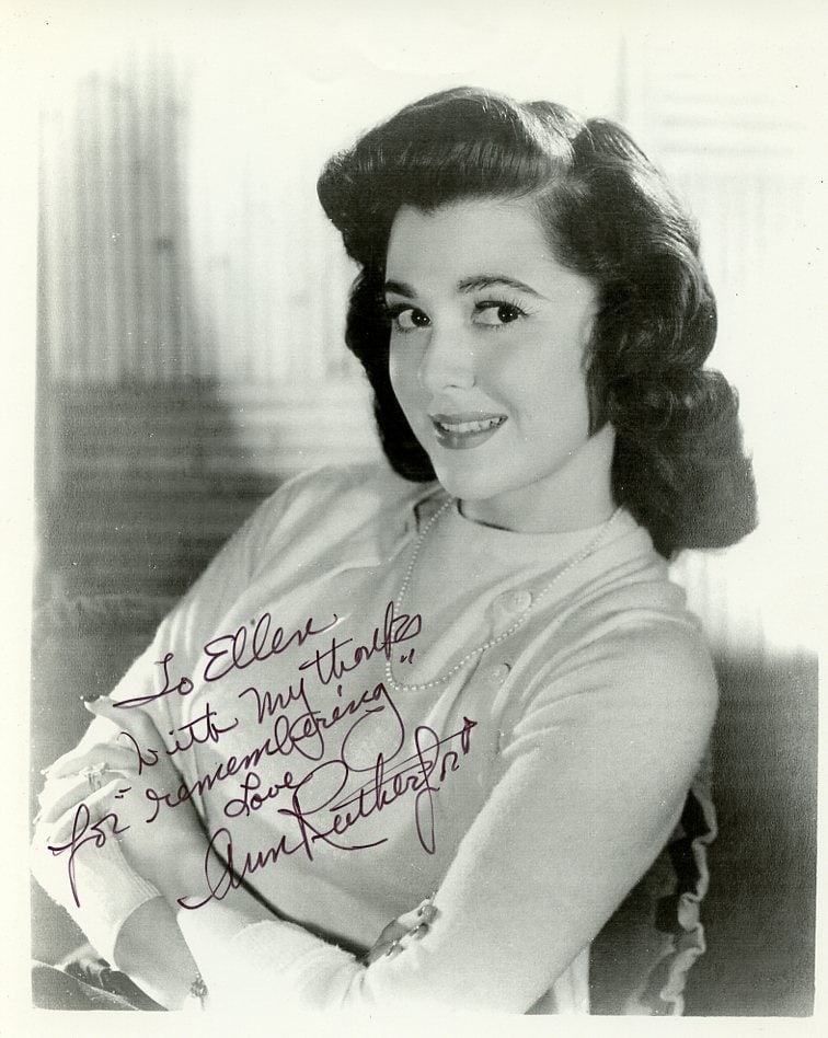 Ann Rutherford (1917-2012) GONE WITH THE WIND Signed Photo (1 of 1)