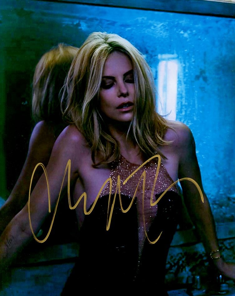 Charlize Theron SEXY In Person Signed Photo (1 of 1)