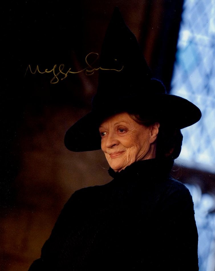 Maggie Smith HARRY POTTER In Person Signed Photo (1 of 1)