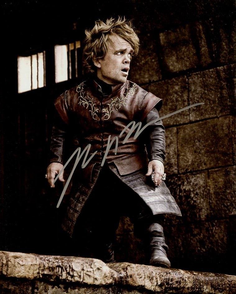 Peter Dinklage GAME OF THRONES In Person Signed Photo (1 of 1)