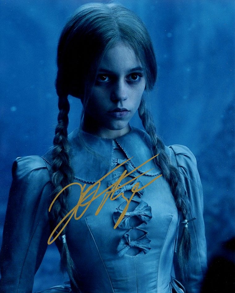 Jenna Ortega WEDNESDAY In Person Signed Photo (1 of 1)