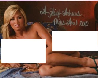 Amy Leigh Andrews PLAYBOY PMOTM In Person Signed Photo (1 of 1)