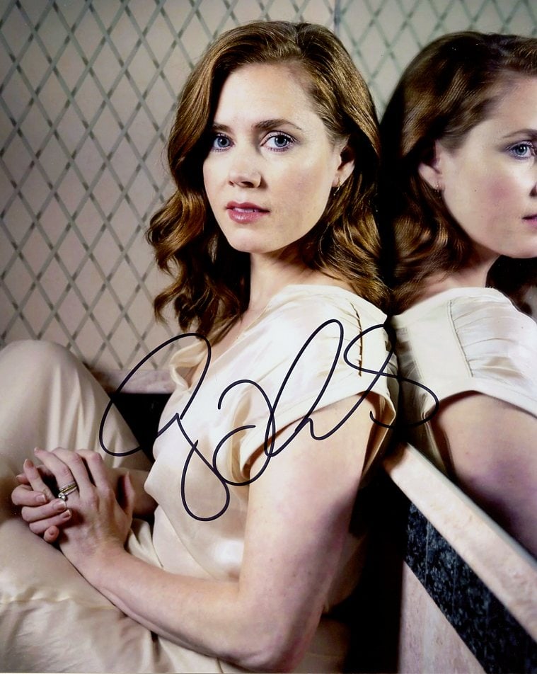Amy Adams JUSTICE LEAGUE / ENCHANTED In Person Signes Photo (1 of 1)