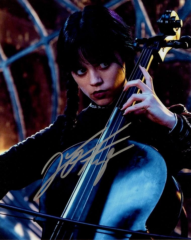 Jenna Ortega WEDNESDAY In Person Signed Photo (1 of 1)