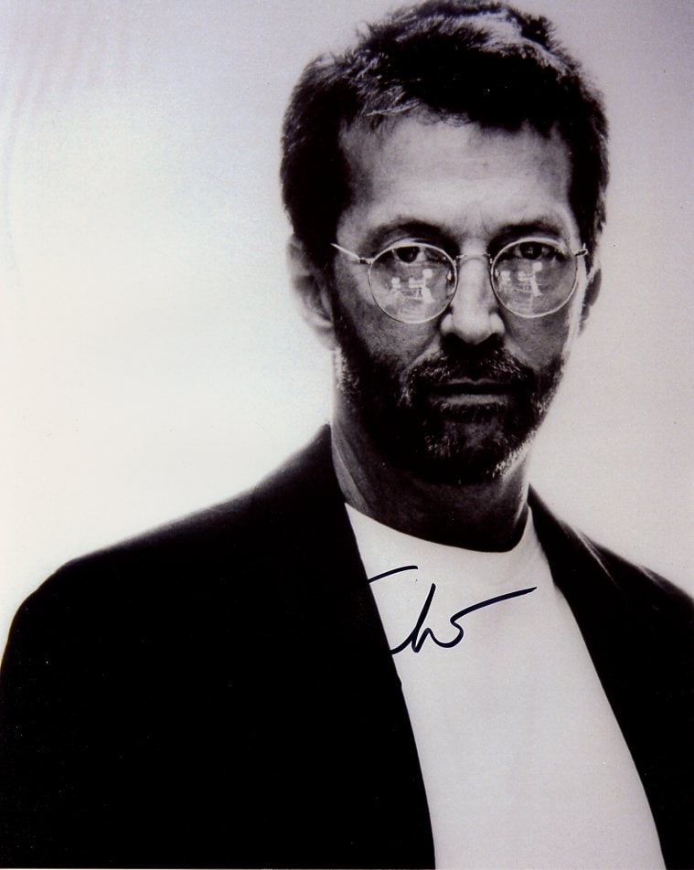 Eric Clapton MUSIC LEGEND In Person Signed Photo (1 of 1)
