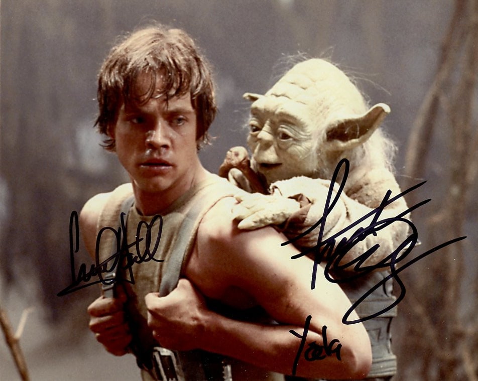 Mark Hamill / Frank Oz STAR WARS In Person Signed Photo (1 of 1)