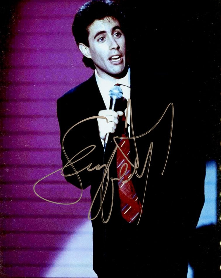 Jerry Seinfeld COMEDIAN In Person Signed Photo (1 of 1)