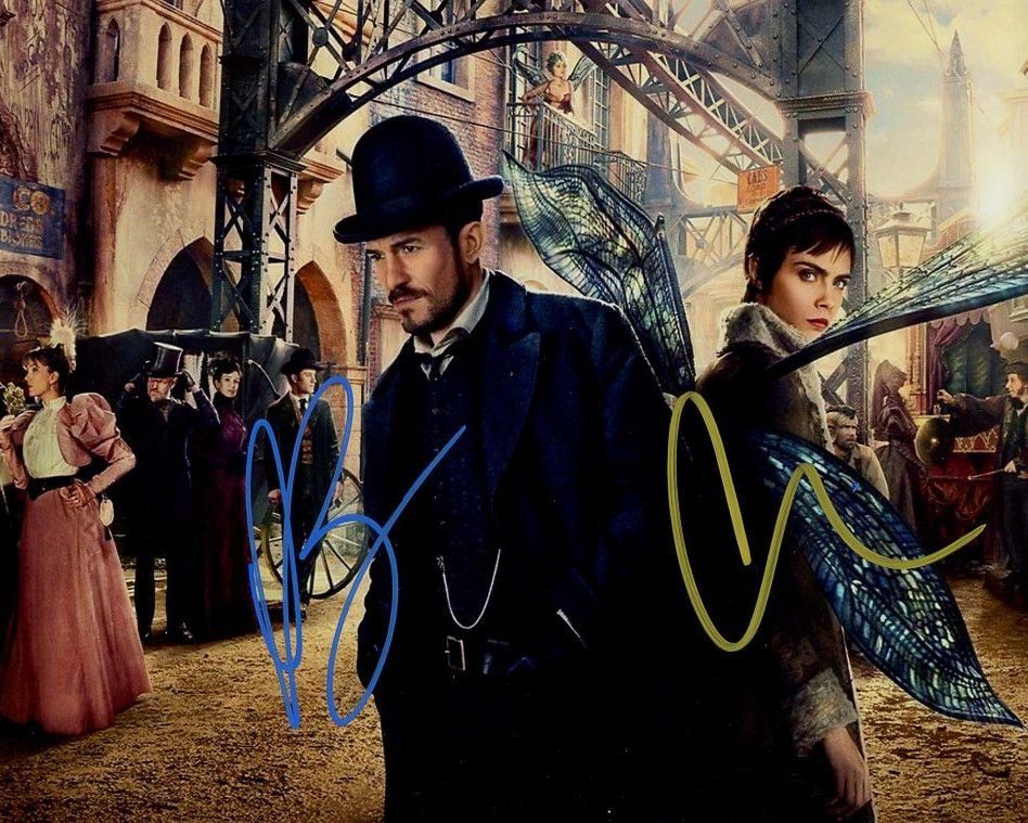 Cara Delevingne / Orlando Bloom CARNIVAL ROW In Person Signed Photo (1 of 1)