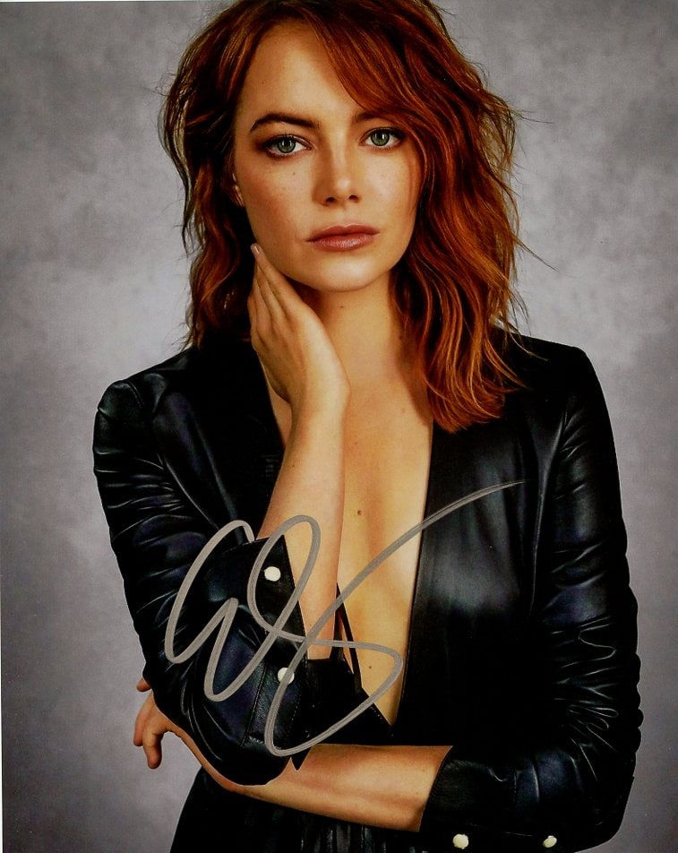 Emma Stone EASY A / LA LA LAND In Person Signed Photo (1 of 1)