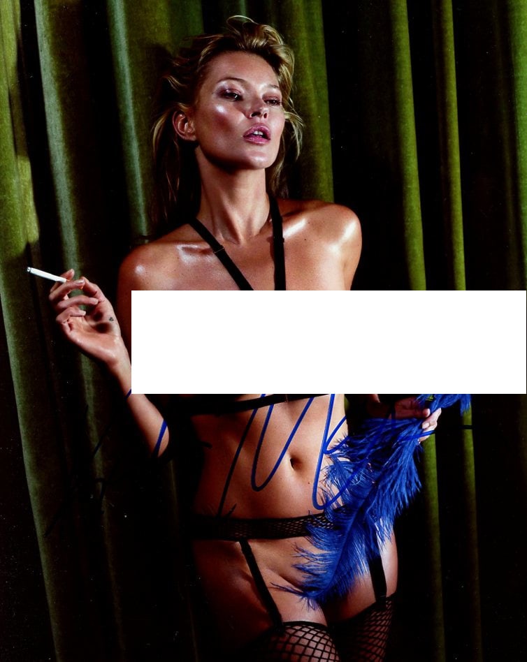 Kate Moss SUPERMODEL In Person Signed Photo (1 of 1)