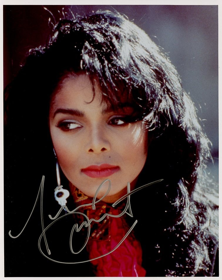 Janet Jackson MUSICIAN / SINGER In Person Signed Photo (1 of 1)