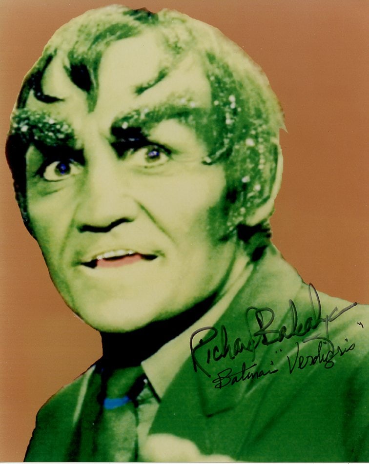 Richard Bakalyan (1931-2015) BATMAN In Person Signed Photo (1 of 1)