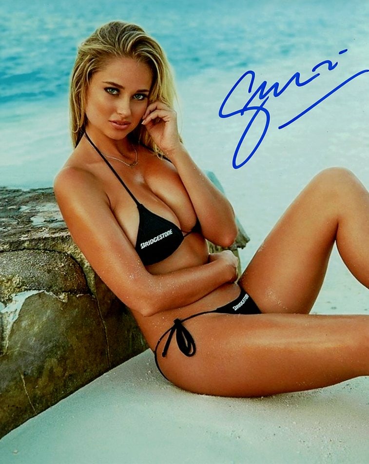 Genevieve Morton SPORTS ILLUSTRATED In Person Signed Photo (1 of 1)