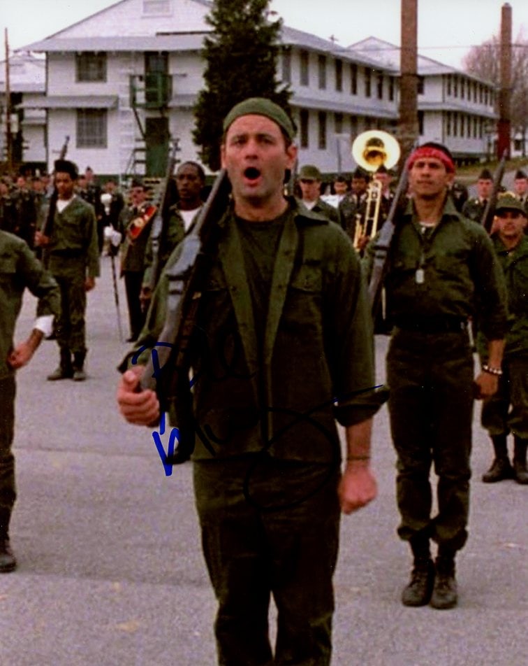 Bill Murray STRIPES In Person Signed Photo (1 of 1)