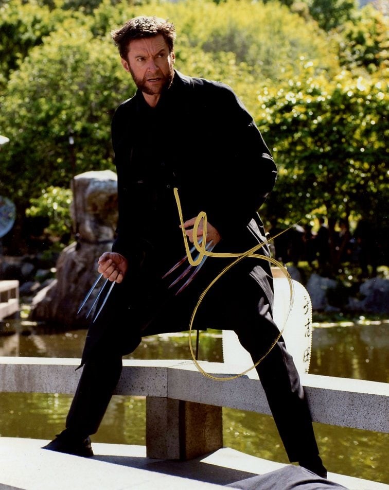 Hugh Jackman THE WOLVERINE In Person Signed Photo (1 of 1)