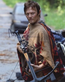 Norman Reedus WALKING DEAD In Person Signed Photo