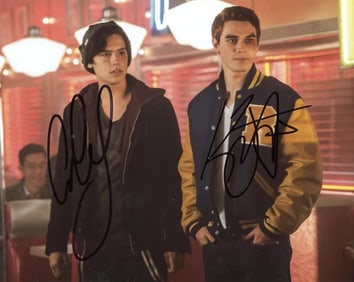 KJ Apa / Cole Sprouse RIVERDALE In Person Signed Photo