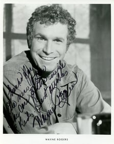 Wayne Rogers (1933-2015) MASH Signed Photo