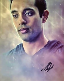 Sachin Sahel THE 100 In Person Signed Photo