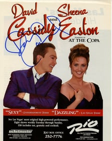 David Cassidy (1950-2017) AT THE COPA In Person Signed Photo