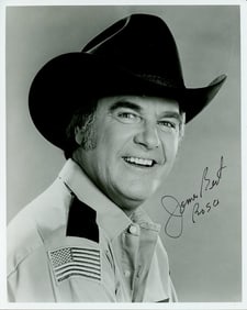 James Best (1926-2015) DUKES OF HAZZARD Signed Photo