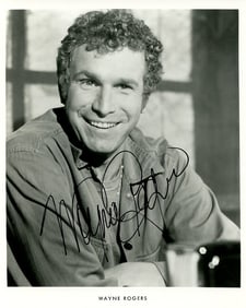 Wayne Rogers (1933-2015) MASH Signed Photo