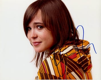 Elliot (Ellen) Page JUNO / X-MEN In Person Signed Photo