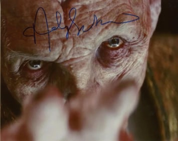 Andy Serkis STAR WARS LAST JEDI In Person Signed Photo