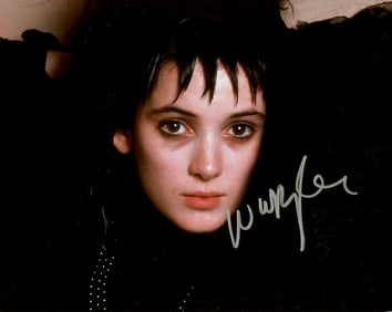 Winona Ryder BEETLEJUICE In Person Signed Photo