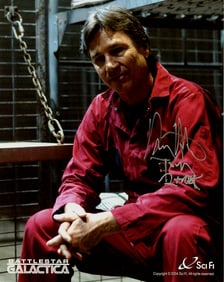 Richard Hatch (1945-2017) BATTLETSAR GALACTICA In Person Signed Photo