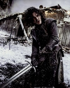 Kit Harington GAME OF THRONES In Person Signed Photo