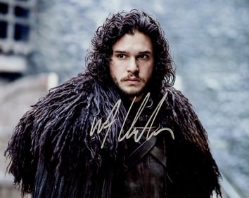Kit Harington GAME OF THRONES In Person Signed Photo