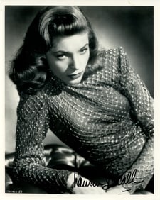 Lauren Bacall (1924-2014) THE FORGER / BIG SLEEP Signed Photo
