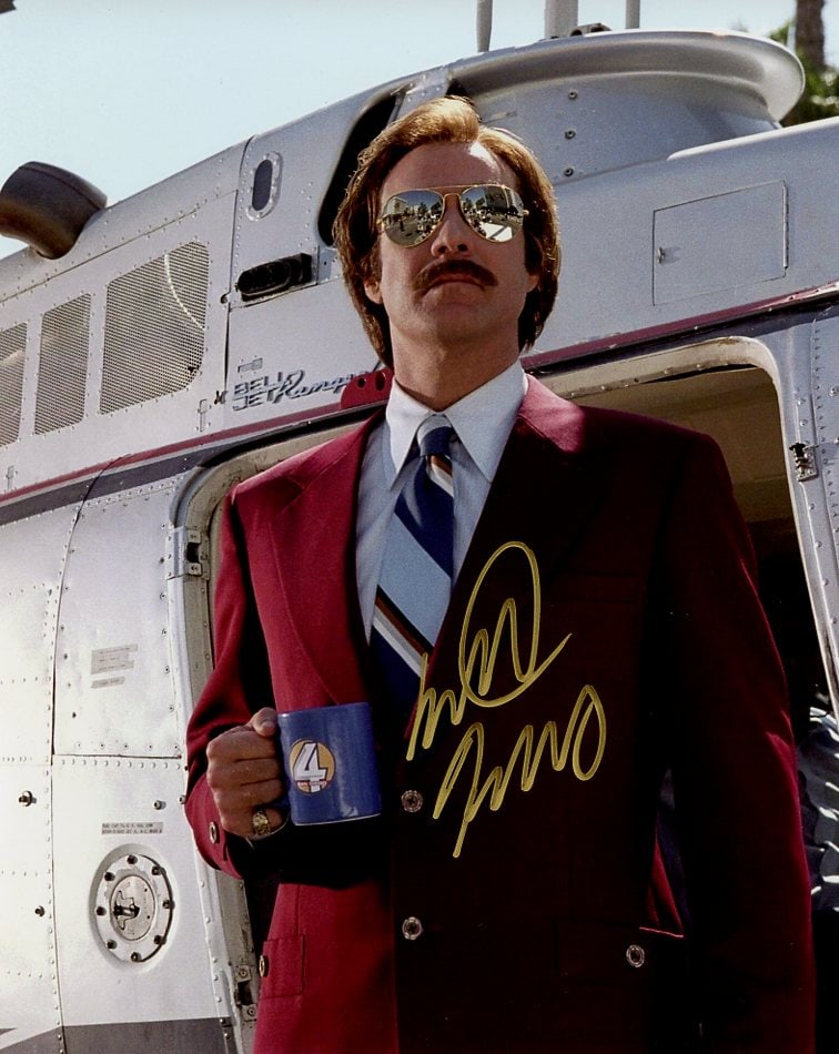 Will Ferrell ANCHORMAN In Person Signed Photo (1 of 1)