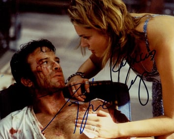 Thomas Jane / Rebecca Romijn PUNISHER In Person Signed