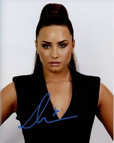 Demi Lovato CAMP ROCK / GORGEOUS In Person Signed Photo