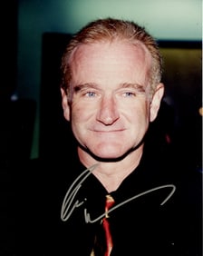 Robin Williams (1951-2014) DOUBTFIRE / MORK In Person Signed Photo