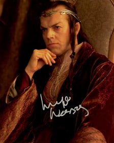 Hugo Weaving LORD OF THE RINGS In Person Signed Photo