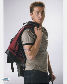 Shia LaBeouf TRANSFORMERS In Person Signed Photo