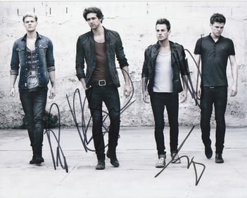 Lawson ENGLISH POP ROCK BAND In Person Signed Photo