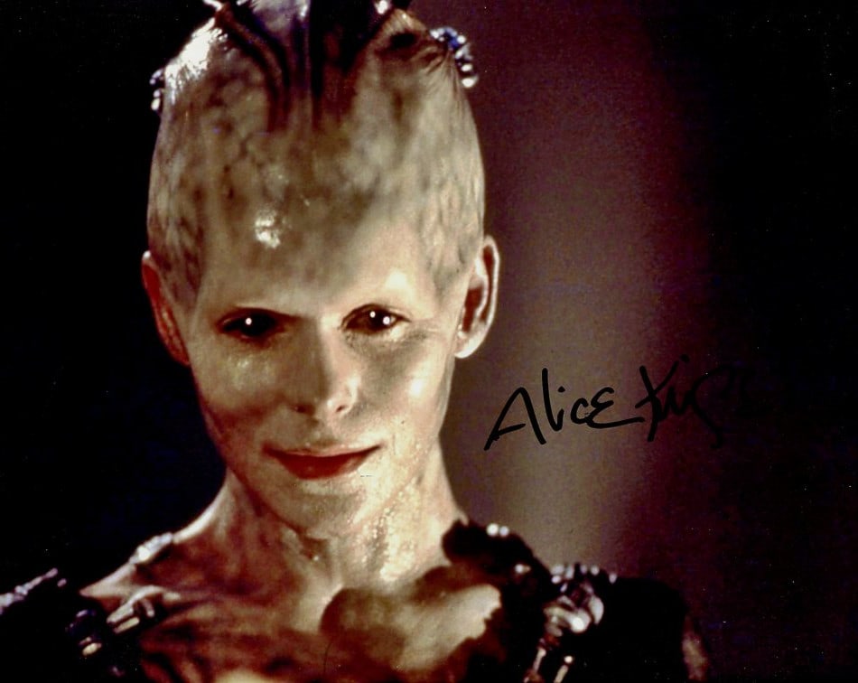 Alice Krige STAR TREK FIRST CONTACT In Person Signed Photo (1 of 1)