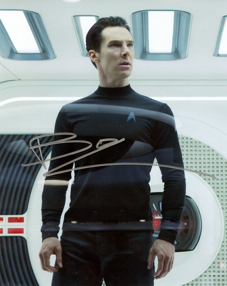 Benedict Cumberbatch STAR TREK In Person Signed Photo (1 of 1)